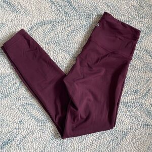 Wine lululemon leggings